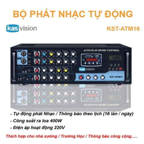 Lắp đặt huông báo giờ tự động thông báo cho nhà xưởng trường học