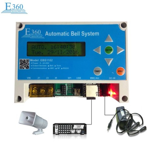 Trung tâm báo giờ tự động E360 (bản chuông nhạc), đại lý, phân phối,mua bán, lắp đặt giá rẻ Trung tâm báo giờ tự động E360 (bản chuông nhạc), đại lý, phân phối,mua bán, lắp đặt giá rẻ